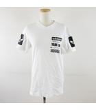 アディダスオリジナルス adidas originals プリントTシャツ 丸首 半袖 白 M *A502