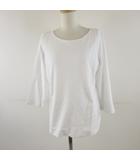 DHC 化粧品 カットソー Tシャツ 七分袖 白 LL *T874