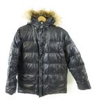 ゴールデンベア GOLDEN BEAR ダウンジャケット 長袖 ジップアップ 紺 LL *A770