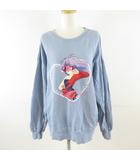 トレーナー スウェット 長袖 プリント クリィミーマミ 青 F *T932