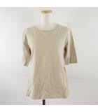 ハンチ HUNCH カットソー 五分袖 フレア ベージュ M *A840