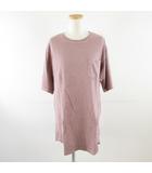 スタディオクリップ Studio Clip カットソー チュニック 七分袖 紫 L *A841