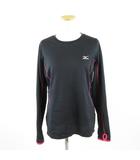 ミズノ MIZUNO スポーツウェア シャツ ロゴ 長袖 黒 XL *A901