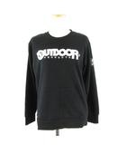 アウトドアプロダクツ OUTDOOR PRODUCTS トレーナー スウェット 長袖 刺繍 黒 160 *A75