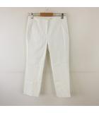 ノーリーズ Nolley's パンツ クロップド サブリナ 白 38 *T253