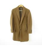 モルガンオム MORGAN HOMME チェスターコート 長袖 ロング 茶 S *T271