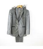  ワタベウェディング Avica uomo タキシード スーツ 3ピース ジャケット パンツ ベスト グレー BM *T282