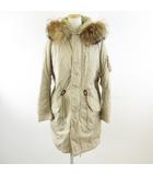 アメリカンラグシー AMERICAN RAG CIE モッズコート 長袖 ラクーンファー ライナー付き 3way ベージュ 0 *T325