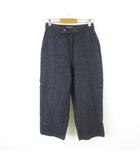 イエナ IENA ワイドパンツ 紺 38 *T349