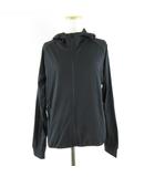 ユニクロ UNIQLO ドライEXUV カットフルジップ パーカ 長袖 黒 S *A260