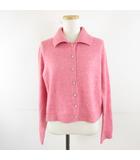 エイチ&エム H&M ニット カーディガン 長袖 ピンク S *A575