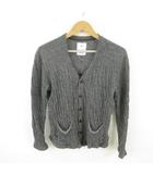 アイディーデイリーウェア ID DAILYWEAR カットソー カーディガン 長袖 グレー M *T845