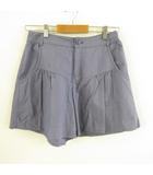 キュロット ショートパンツ 紫 38 *A57