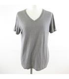 ジャーナルスタンダード JOURNAL STANDARD Tシャツ 半袖 Vネック グレー S *A256