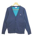 ラコステ LACOSTE カーディガン コットン ウール 3 中厚 ネイビー 2sa6628