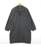 無印良品 良品計画 MUJI コットンシャツ コート S-M チャコール 2sa6501