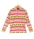  イグニオ IGNIO フリース ハーフジップ カットソー M ベージュ ピンク ノルディック kz12541