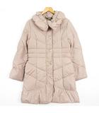 ビアッジョブルー Viaggio Blu ダウンジャケット コート ロング丈 1 ベージュ kz12762