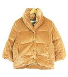 アーバンリサーチ URBAN RESEARCH ダウンジャケット 七分袖 綿 F キャメル kz12831