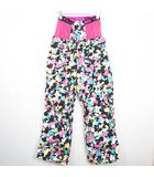 アシックス asics エーアールジー ARG スノーボード ウェア パンツ S ピンク マルチカラー ペイント 総柄 kz13123