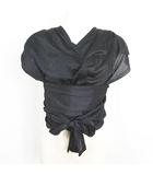  コニー Konny 抱っこ紐 スリング ぐっすり抱っこひも メッシュ M ブラック kz13263