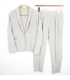 グリーンレーベルリラクシング ユナイテッドアローズ green label relaxing セットアップ スーツ ジャケット パンツ 36 グレージュ kz13322