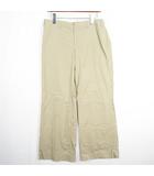 ラルフローレン RALPH LAUREN ワイド パンツ サイドシンチ 綿 3f ベージュ kz13330