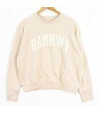 シップス SHIPS kingspoint スウェット トレーナー 長袖 綿 ベージュ ロゴ kz13365