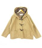 ショコラフィネローブ chocol raffine robe ダッフルコート フード付き L キャメル kz13598