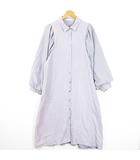 オリーブデオリーブ OLIVE des OLIVE シャツ ワンピース 長袖 ロング丈 F ライトパープル kz13658