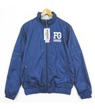 GOLF 2WAY ブルゾン 撥水 蓄熱  ジャケット M ネイビー ブロックチェック 2sa7114