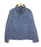 ニコルクラブフォーメン NICOLE CLUB FOR MEN M65 フィールド ジャケット コットン 46 ブルー系 フェード加工 2sa7122