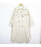 バック釦 トレンチコート F ライトベージュ 2sa7171