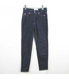 サムシング something CLAUDIA デニム パンツ ジーンズ スリム ストレッチ 27 ネイビー kz14069