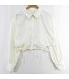 フリーズマート Free's Mart シャツ ショート丈 長袖 コットン FR ライトイエロー kz14287