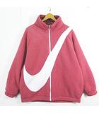 ナイキ NIKE スウッシュ シェルパ ジャケット リバーシブル M ピンク 2sa7253