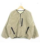 フリークスストア FREAKS STORE リバーシブル ボア ブルゾン ジップアップ F ベージュ イエロー kz14339