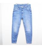 ザラ ZARA DENIM テーパード デニム 5P パンツ L ブルー 2sa7261