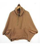 ラディエイト RADIATE 裏起毛 プルパーカー スリットスリーブ ストレッチ 綿 9 ブラウン kz14364