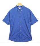 COOLMAX BDシャツ 半袖 L ブルー 2sa7274