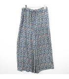 スタディオクリップ Studio Clip ワイド パンツ M ブルー 花柄 kz14525