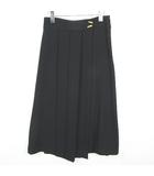 ザラ ZARA スカート風 ワイドパンツ キュロット M ブラック 2423/878 kz14542