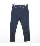 スピック&スパン Spick&Span デニム パンツ ジーンズ カットオフ ストレッチ 38 ネイビー kz14748