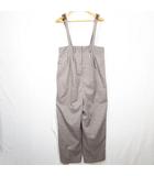 ダブルクローゼット w closet サロペット オーバーオール ワイド F ベージュ 千鳥格子 kz15226