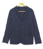 ブルーワーク BLUE WORK シェットランドウール シャツ 3B ジャケット 1 カラーネップ ネイビー 2sa7546