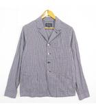 ブルーワーク BLUE WORK シャツ ジャケット コットン XS チェック ブラック系 2sa7276