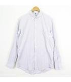 無印良品 良品計画 MUJI コットン BDシャツ 長袖 L ライトグレー 2sa7668