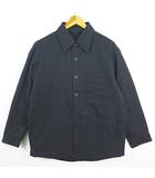 ユニクロ UNIQLO U ルメール パテッドシャツジャケット M ブラック 2sa7805