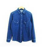 ユナイテッドアローズ A DAY IN THE LIFE UNITED ARROWS ジャケット カバーオール 長袖 デニム調 ストレッチ S インディゴブルー ※EKM