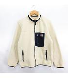 リーバイス Levi's 16949-0000 ジャケット フリース 長袖 ジップアップ ロゴ M ベージュ ※EKM
